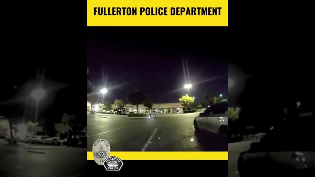 Fullerton, CA, police followed the 'water trail' of a 'soggy suspect' who shore off a fire hydrant.