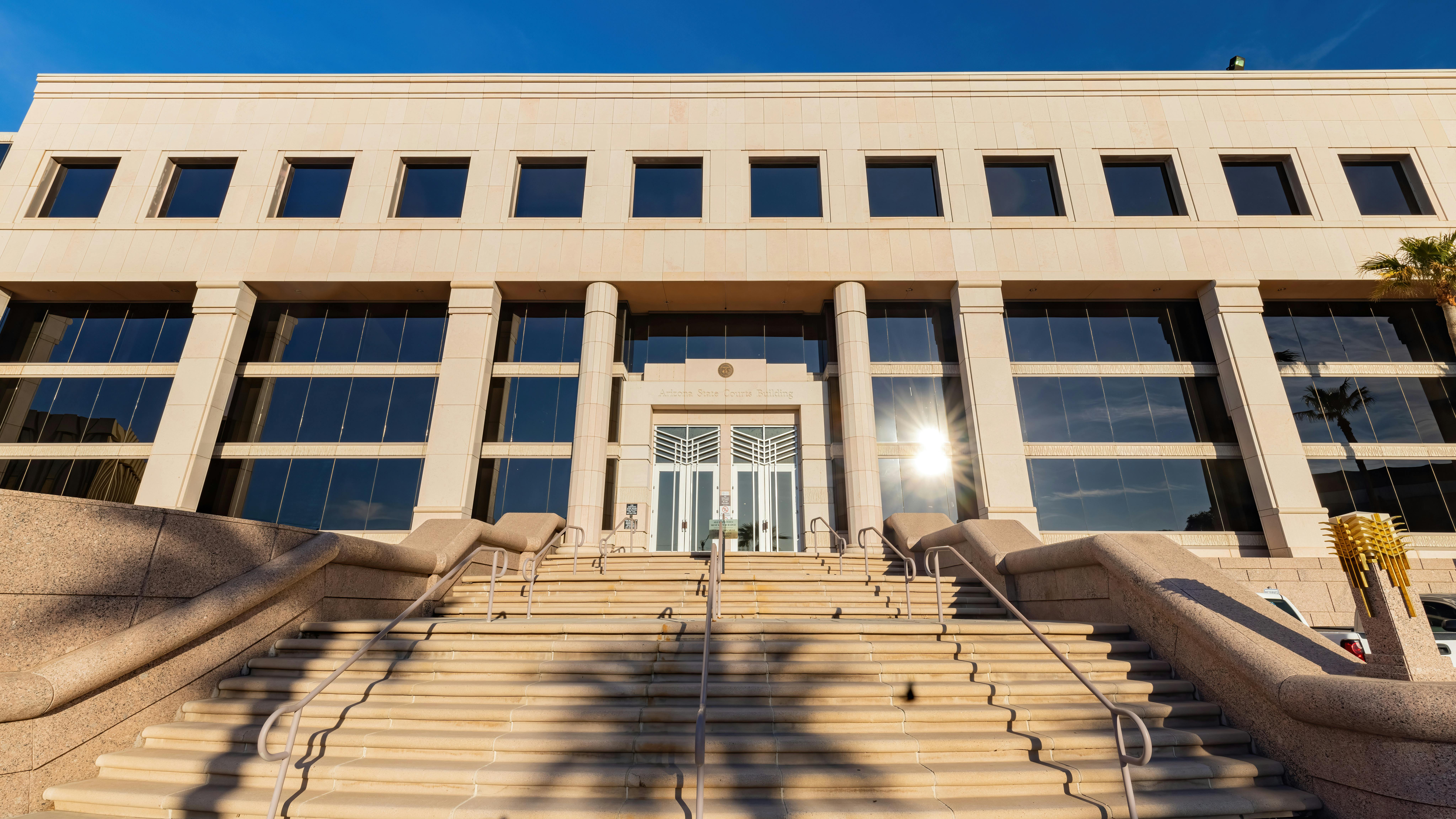 Authorities responded Monday to a suspicious package received at the Arizona Supreme Court that tested positive for homemade explosive substances.