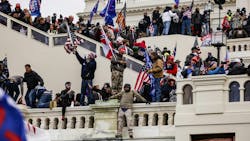 Pro-Trump supporters storm the U.S. Capitol following a rally with President Donald Trump on Jan. 6, 2021, in Washington, D.C. Pro-Trump supporters storm the U.S. Capitol following a rally with President Donald Trump on Jan. 6, 2021, in Washington, D.C.