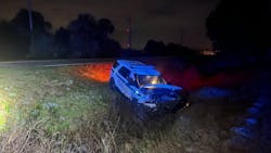 The crash occurred shortly after 4 a.m. Thursday morning on County Road 13 South near Hub Bailey Road in Hastings, Florida. The crash occurred shortly after 4 a.m. Thursday morning on County Road 13 South near Hub Bailey Road in Hastings, Florida.