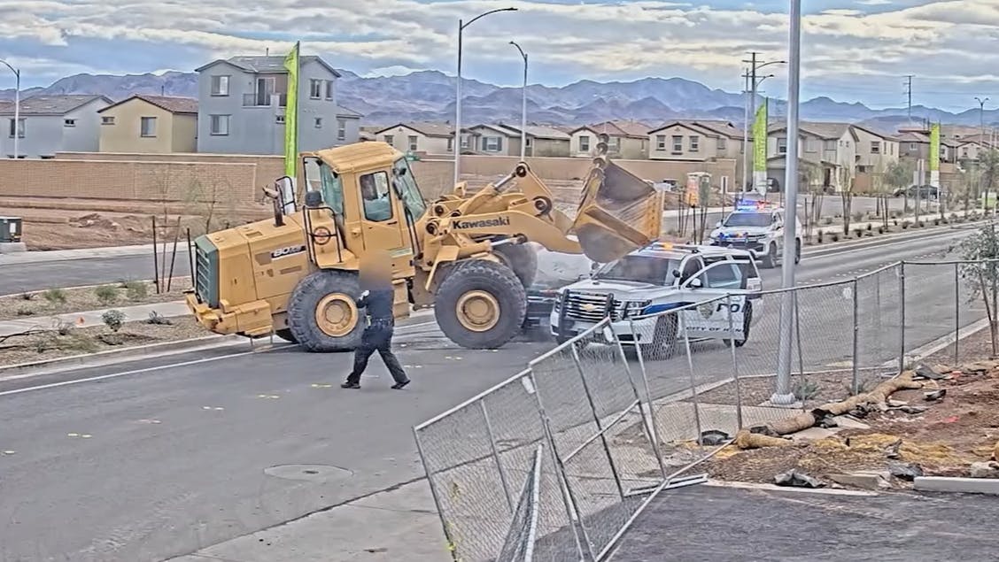 Video Released in Nevada Officer-Involved Shooting Involving Stolen Construction Vehicle