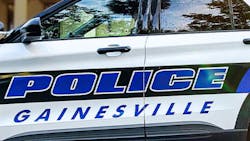 Officials said the suspect exited the vehicle and began firing at officers, striking and wounding the two officers. Officials said the suspect exited the vehicle and began firing at officers, striking and wounding the two officers.