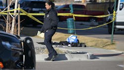 A law enforcement officer at the scene of a shooting near 74th Avenue and Broadway in Denver on Friday morning, Jan. 16, 2026. A law enforcement officer at the scene of a shooting near 74th Avenue and Broadway in Denver on Friday morning, Jan. 16, 2026.