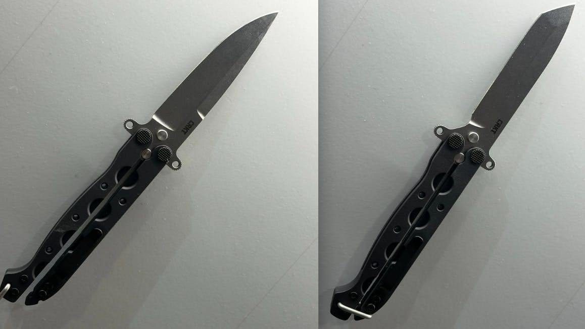 Did you ever own a Balisong (butterfly) knife? CRKT has added them to their M16 line. It&rsquo;s oddly soothing to flip open and closed. (Kind of a special fidget spinner.) M16-02 & -03 BALI. Go check them out.