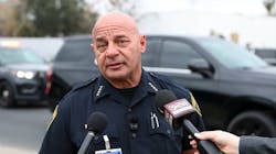 Corpus Christi Police Chief Mike Markle speaks to reporters following a shootout that left several officers injured on Jan. 23. Corpus Christi Police Chief Mike Markle speaks to reporters following a shootout that left several officers injured on Jan. 23.