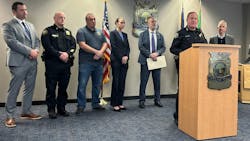 Portland Police Chief Bob Day speaks at a news conference about the arrest of a man who allegedly shot two officers on Jan. 19. Portland Police Chief Bob Day speaks at a news conference about the arrest of a man who allegedly shot two officers on Jan. 19.