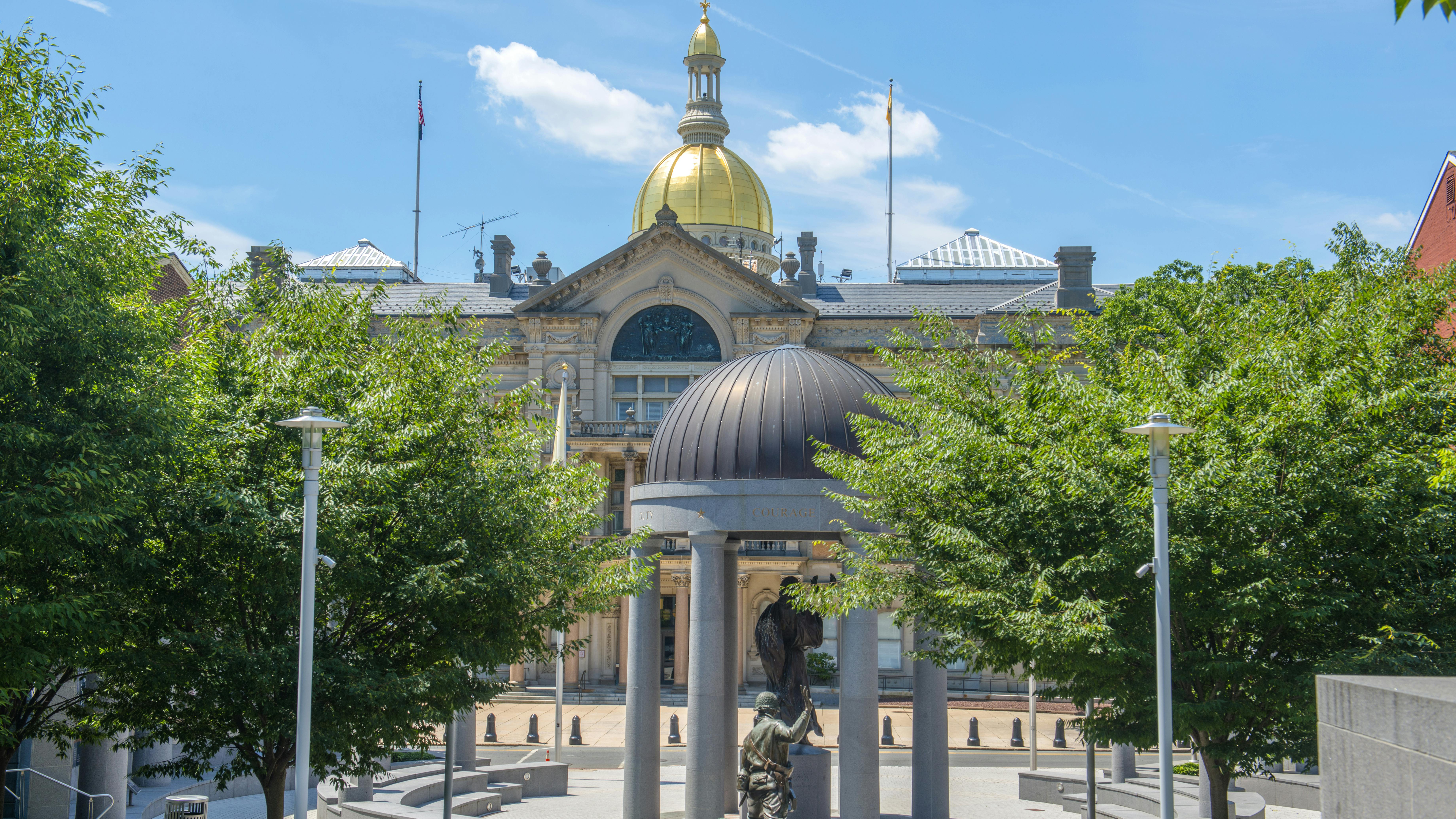 The New Jersey State House is seen in Trenton, N.J.