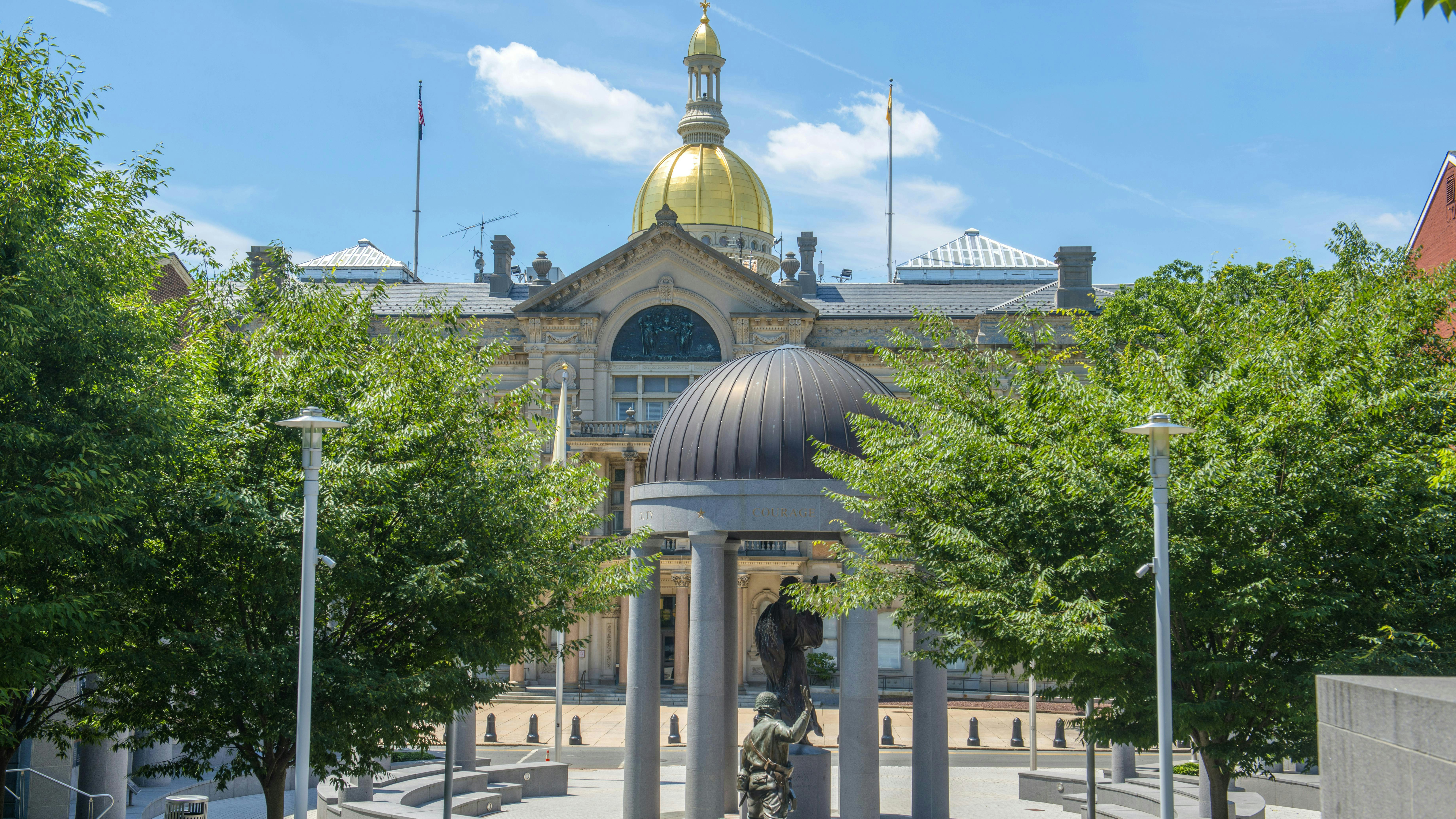 The New Jersey State House is seen in Trenton, N.J.