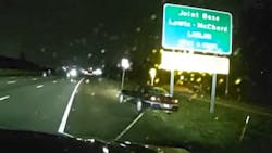 Thurston County, WA, deputy's grappler stops fleeing suspect. Thurston County, WA, deputy's grappler stops fleeing suspect.