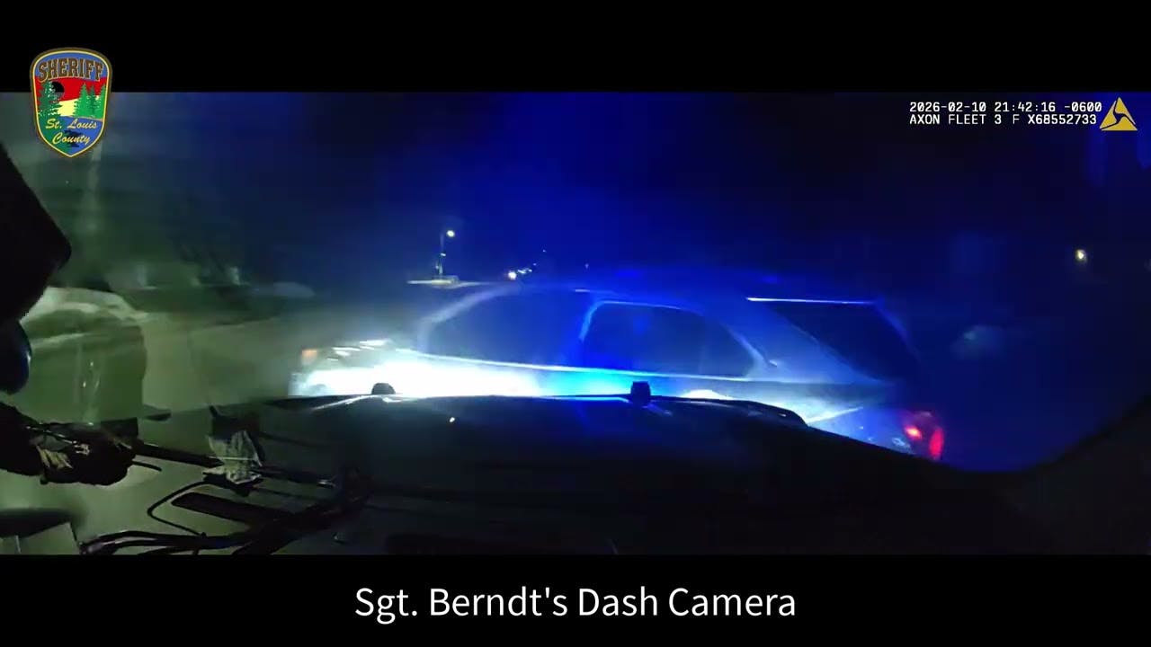 A St. Louis County, MN, sheriff's deputy's PIT maneuver.