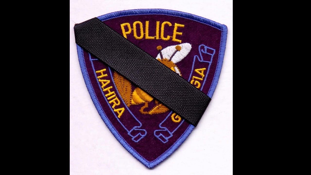 Rear-end crash kills Hahira, GA, police officer.