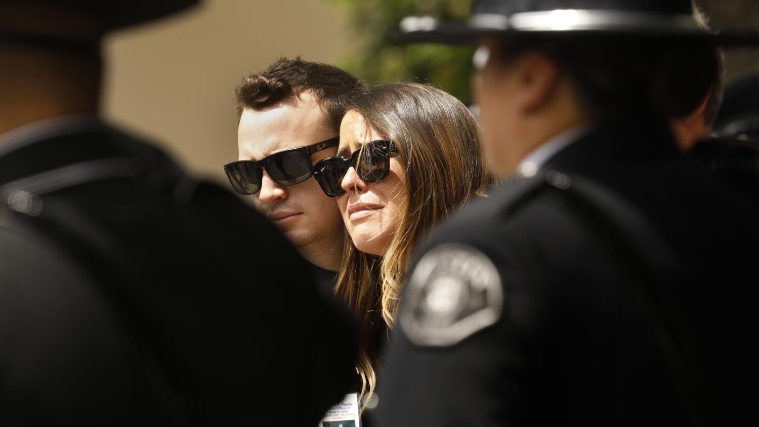 The family of LAPD Officer Houston Tipping mourns.