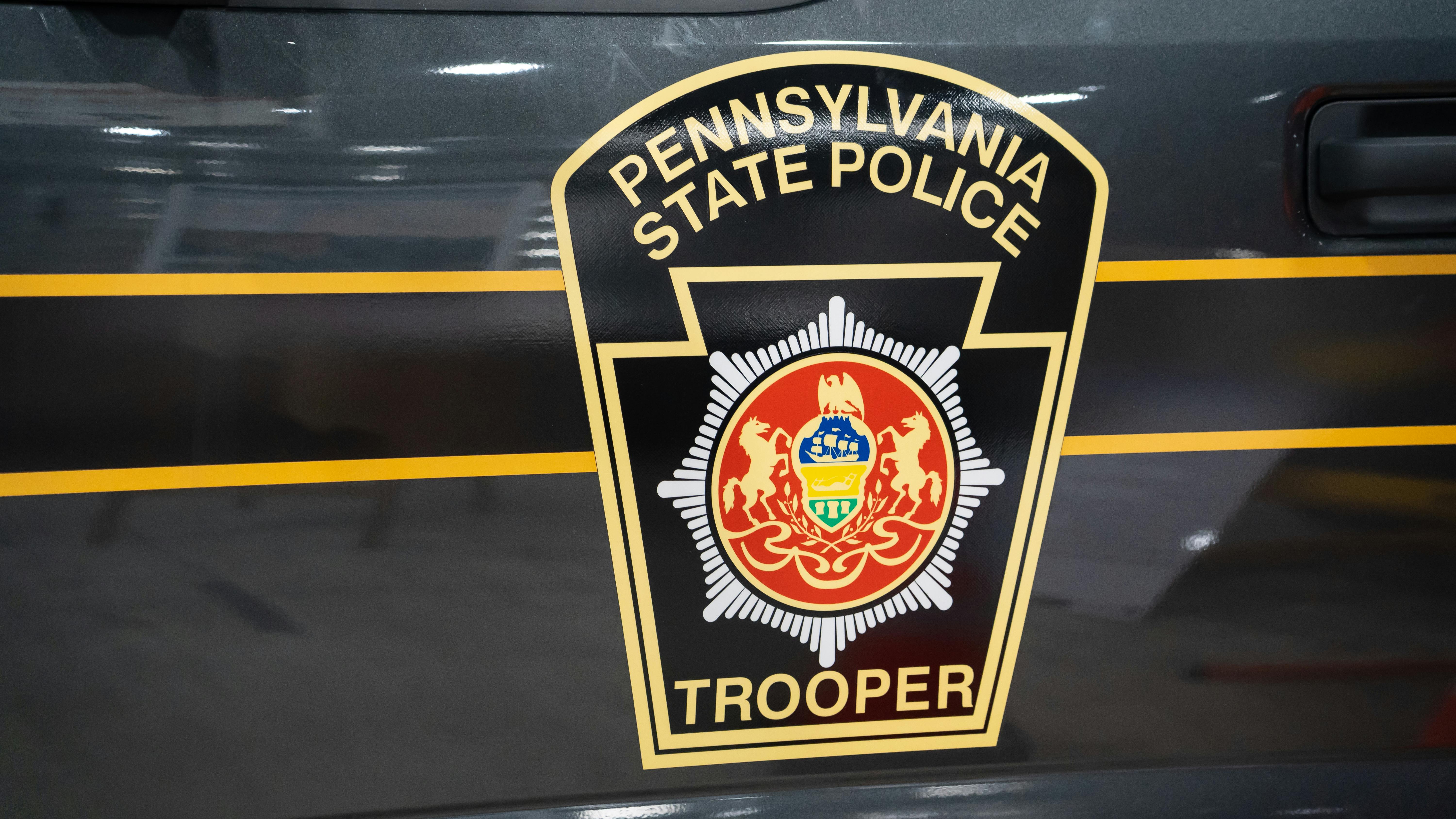 Pennsylvania State Police vehicle in head-on collision with wrong-way driver.