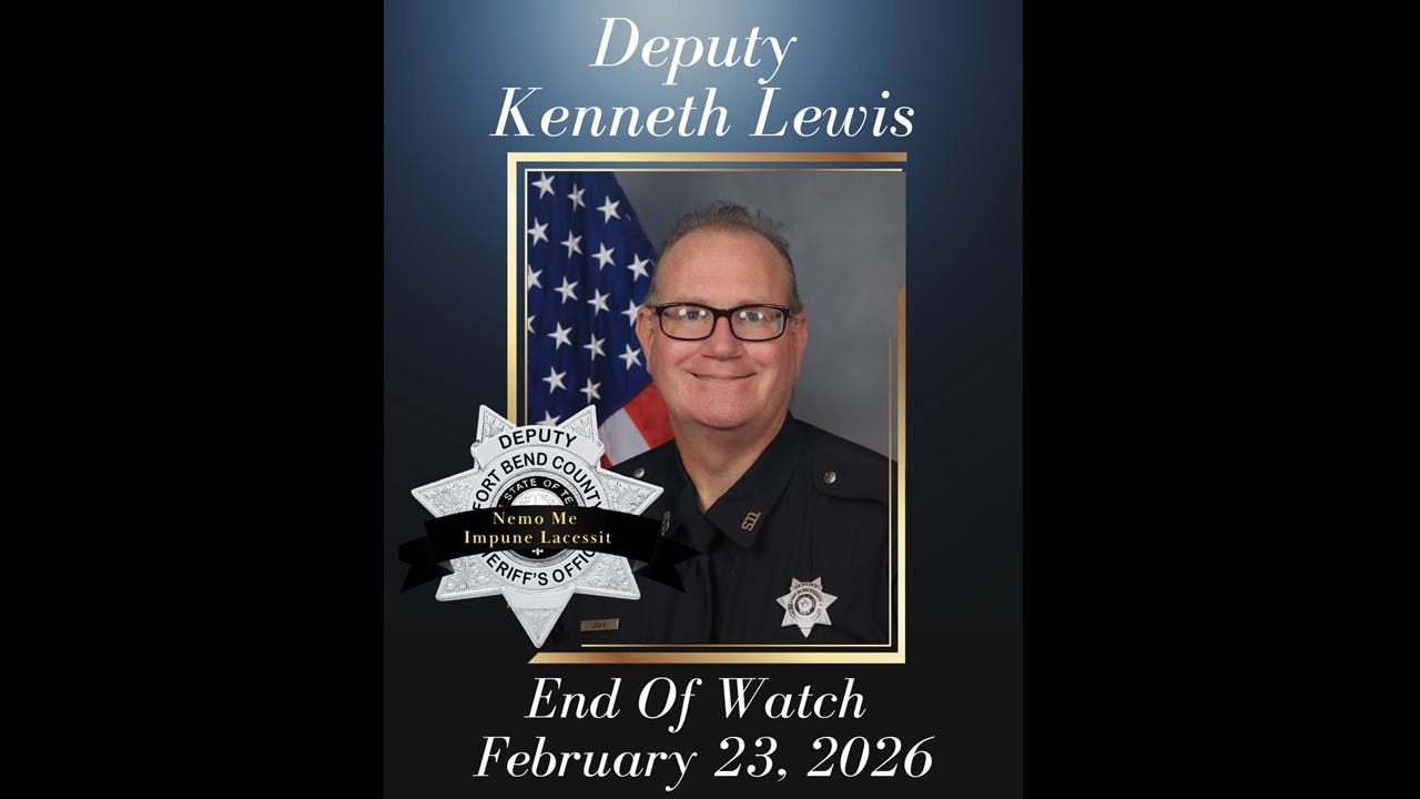 Fort Bend County, TX, Sheriff's Deputy Kenneth Lewis.