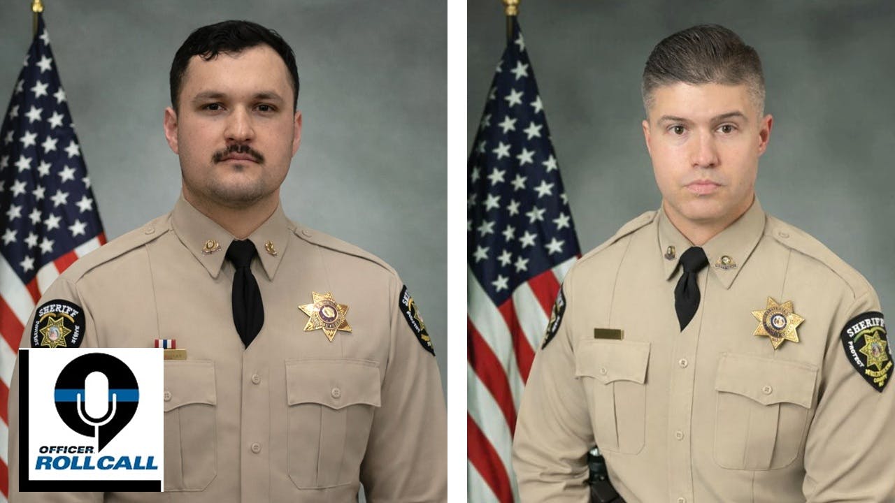 Christian County, MO, Sheriff's Deputy Gabriel Ramirez (left) and Deputy Michael HIslope.