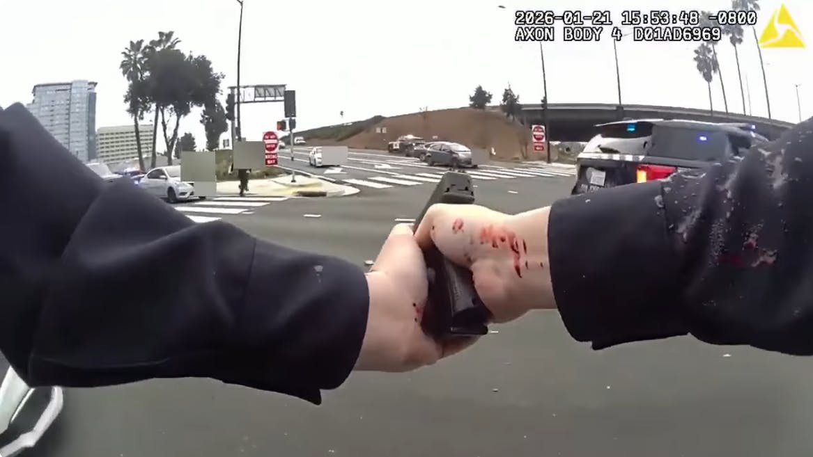 Wounded San Jose, CA, police sergeant.