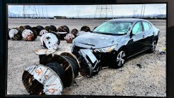 Car driven by suspect in attack on Boulder City, NV, power substation. Car driven by suspect in attack on Boulder City, NV, power substation.