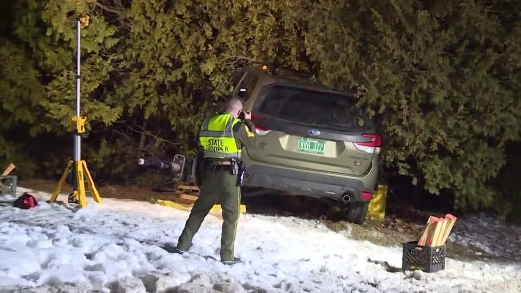 Grand Isle County, VT, deputy dragged and pinned under SUV.