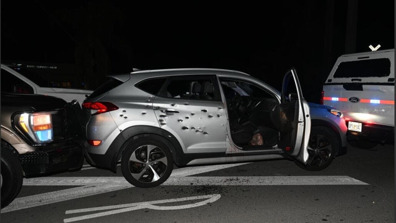 U.S. marshal shot in the leg during a shootout with a wanted neurosurgeon.