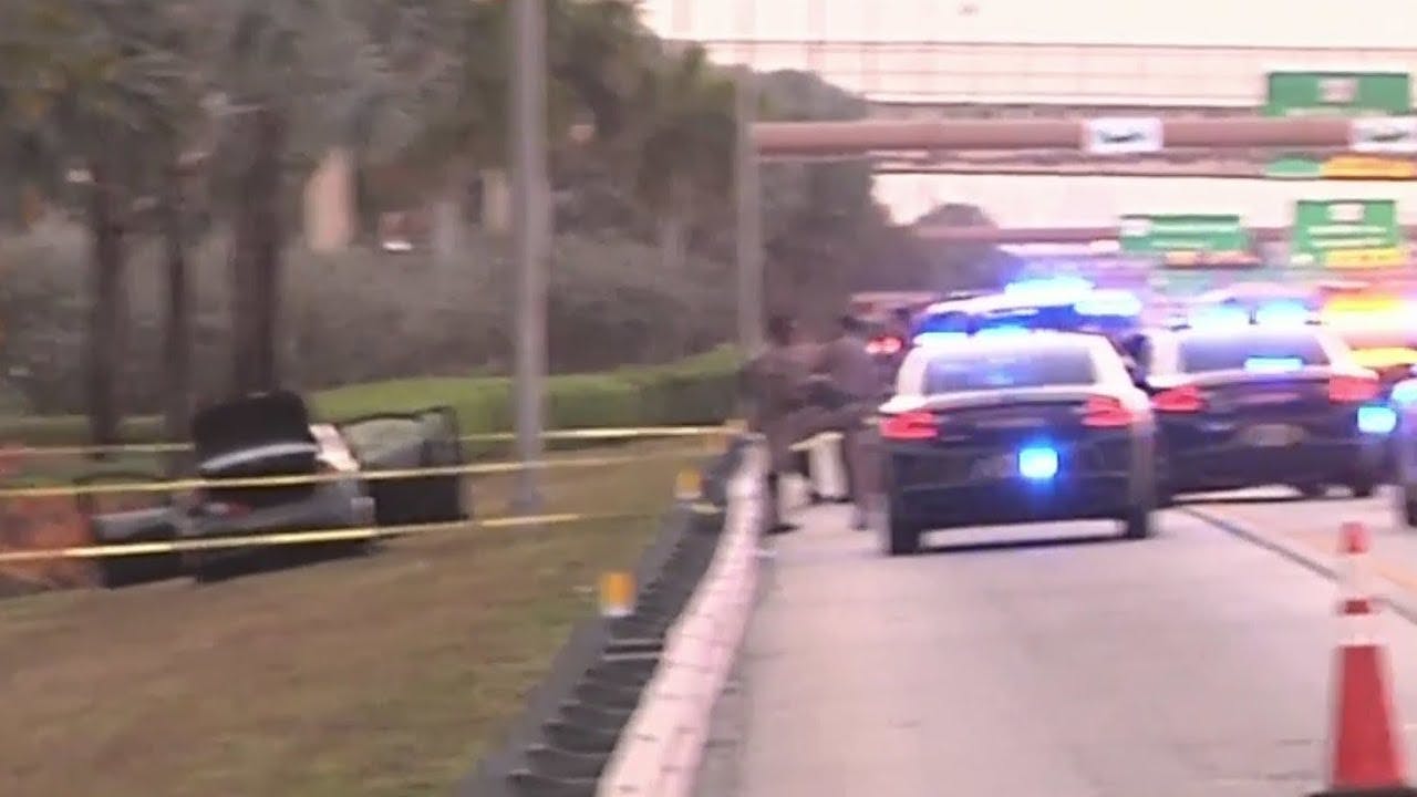 Florida Highway Patrol trooper stabbed during stop.