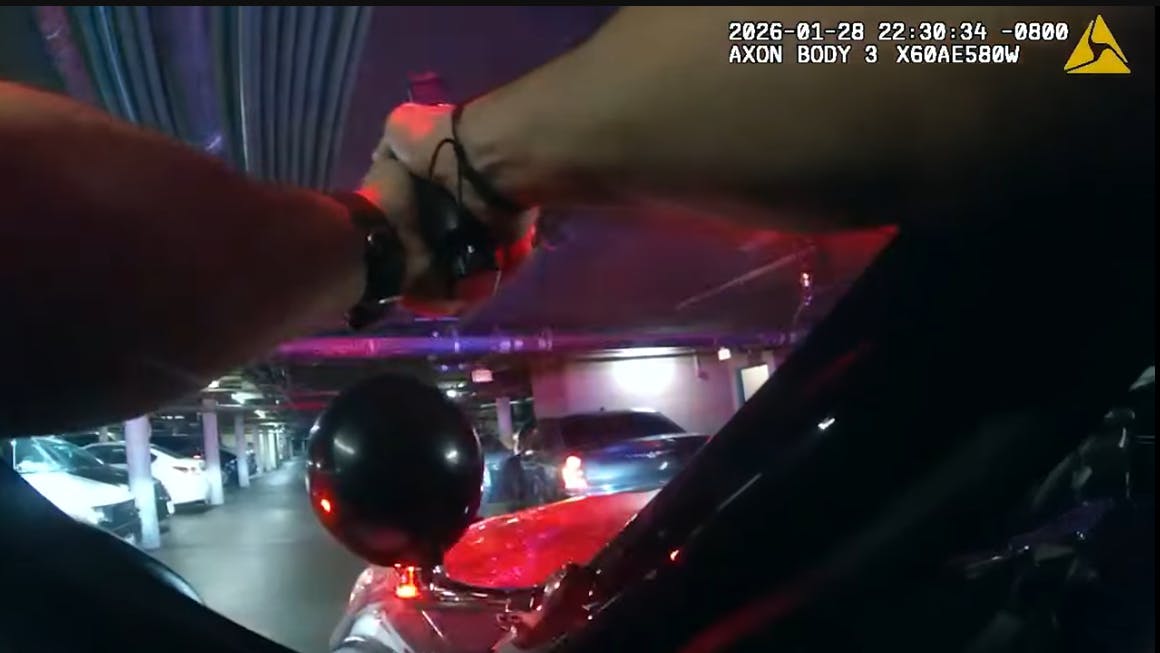 Santa Ana, CA, police bodycam.