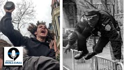 Bombing suspect (left) and NYPD Chief Aaron Edwards. Bombing suspect (left) and NYPD Chief Aaron Edwards.