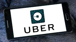 Uber driver's daring crash.