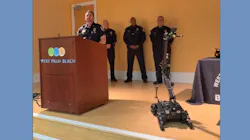 West Palm Beach, FL, Police Department's new robot. West Palm Beach, FL, Police Department's new robot.