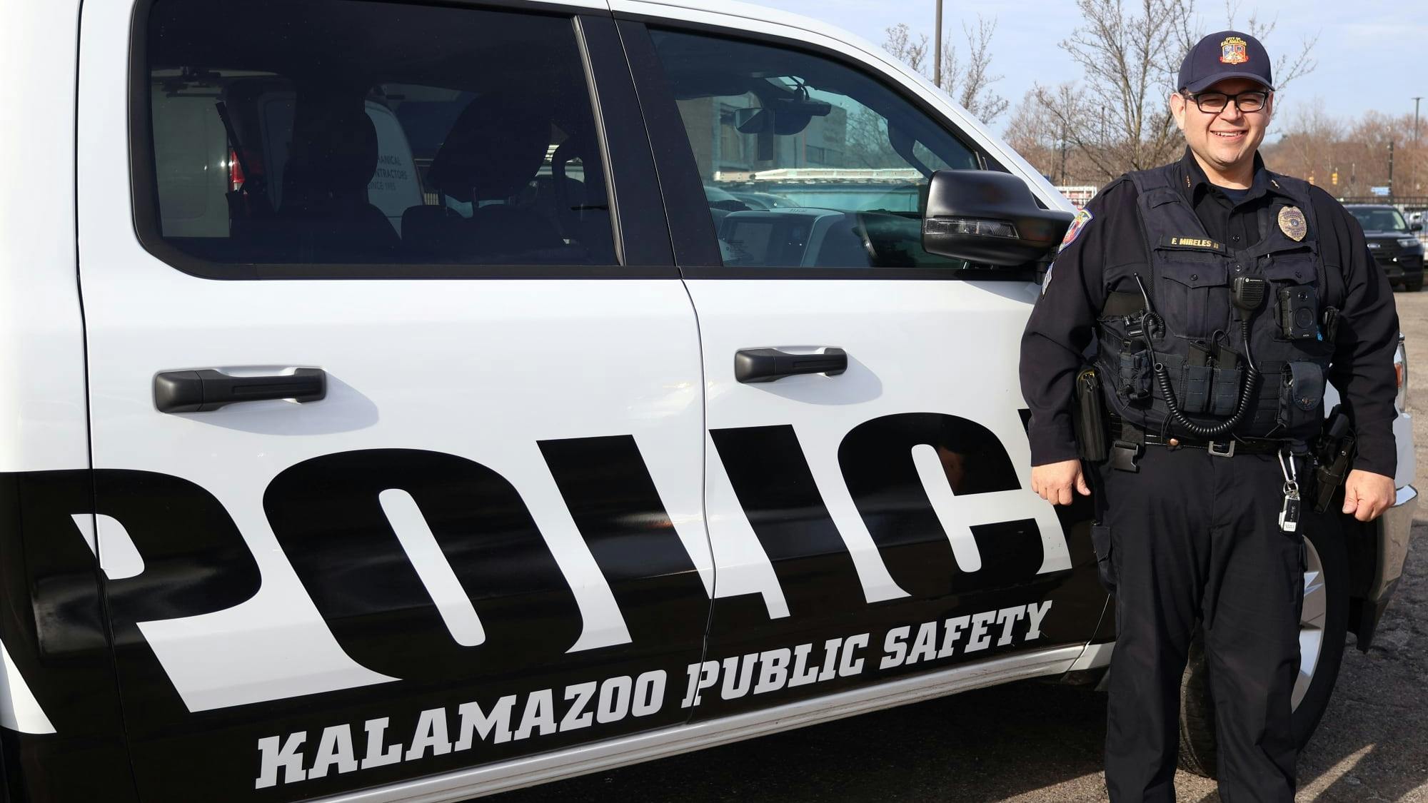 Kalamazoo Police Sgt. Fidel Mireles of the Community Service Team (CST).