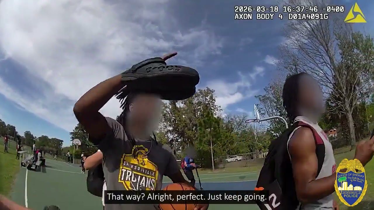 Jacksonville sheriff's officers break up teen takeover of park