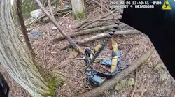 Auburn police officer ditches gear to save person in frigid river