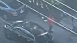 Suspected drug dealer struck by cocaine bag Suspected drug dealer struck by cocaine bag