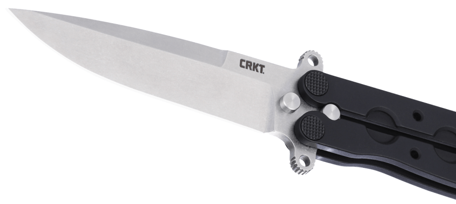 The plain edge drop point blade is perfect for EDC use.