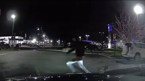 Dashcam captures fleeing Chick-fil-A gunman