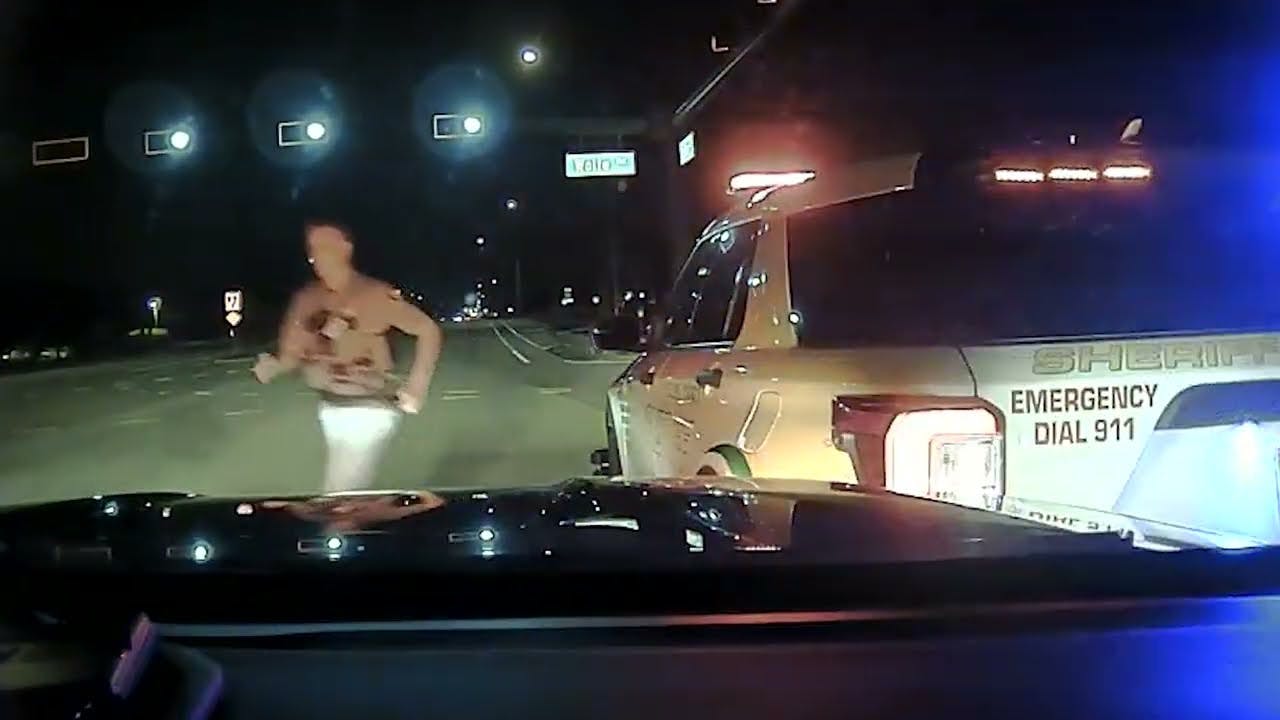 Collier County deputies leap clear of DUI driver