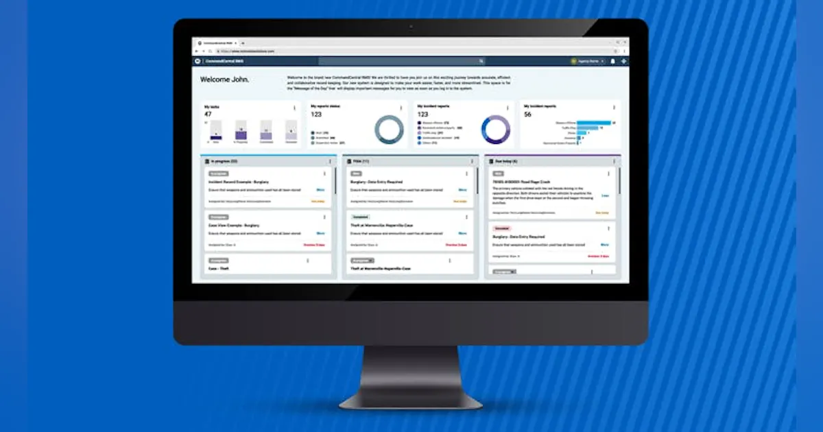 Police Rms Interface Motorola Solutions Launches CommandCentral RMS to Streamline Police ...