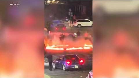 NYPD respond to Queens car takeover