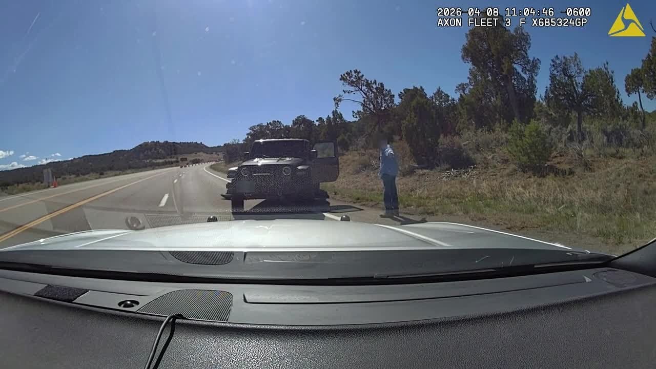 Dashcam shows CSP trooper end dangerous chase near Cortez with PIT maneuver