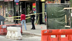 The NYPD is investigating a shooting Friday in Harlem that was interrupted by plainclothes officers on a break. The NYPD is investigating a shooting Friday in Harlem that was interrupted by plainclothes officers on a break.