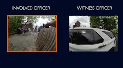D.C. Police body camera of suspect firing shots