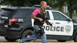 An officer runs toward an active shooter event. Can response be trained more efficiently? An officer runs toward an active shooter event. Can response be trained more efficiently?