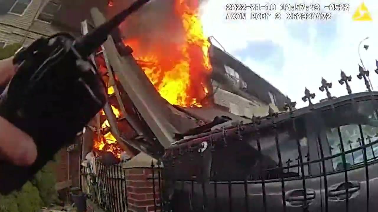NYPD gas explosion bodycam