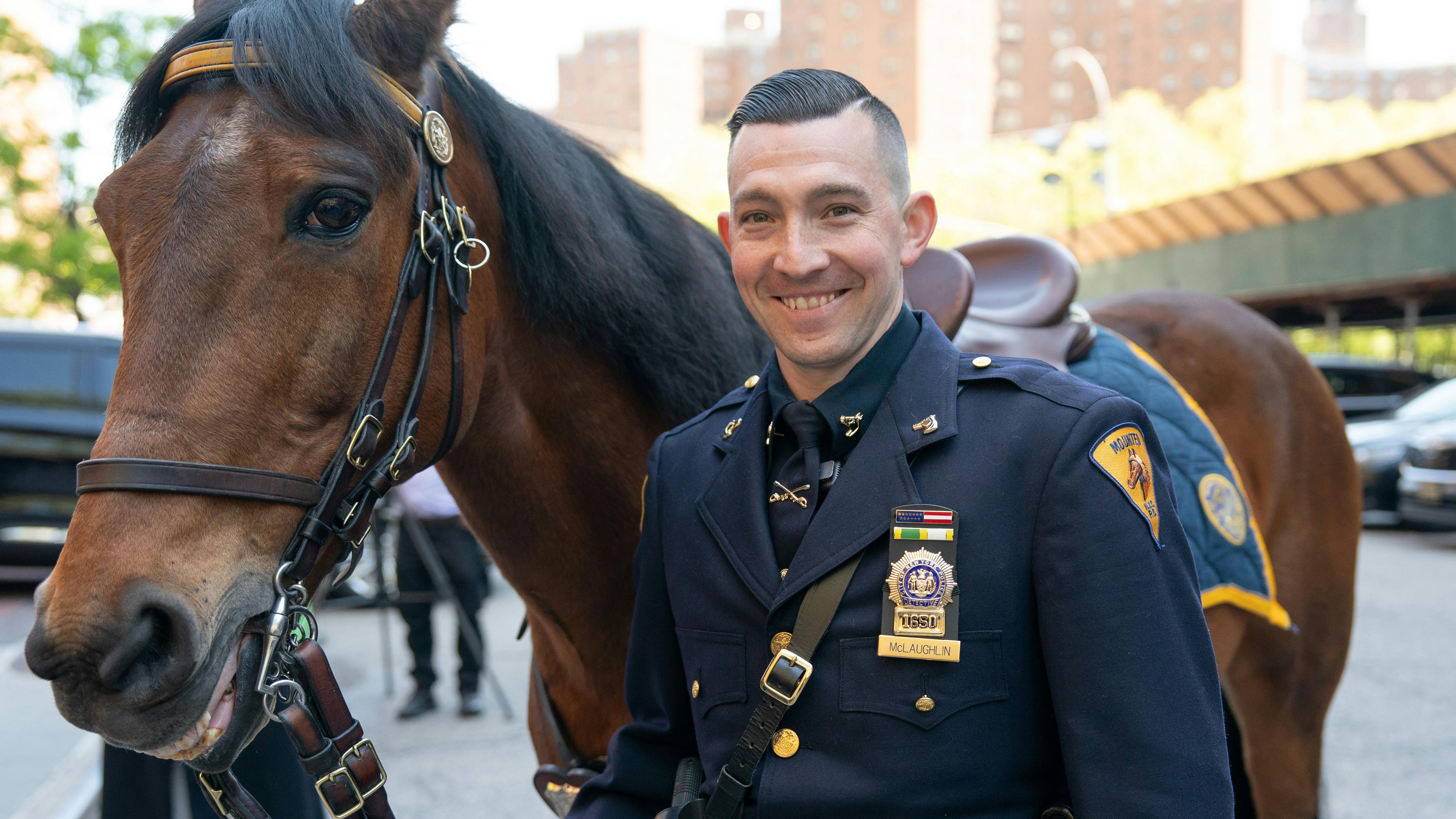 NYPD Det. Kyle McLaughlin and Kelly
