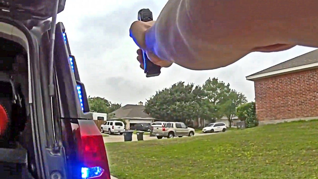Fort Worth civilian police employee shot in face