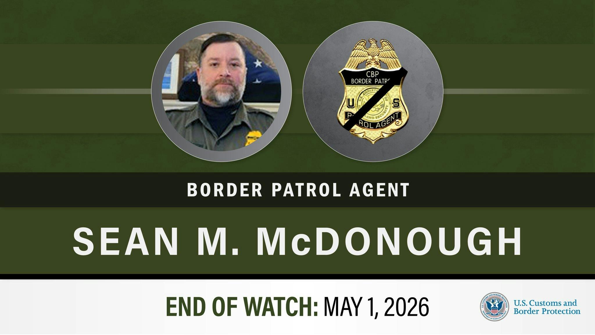 U.S. Border Patrol Agent Sean M. McDonough