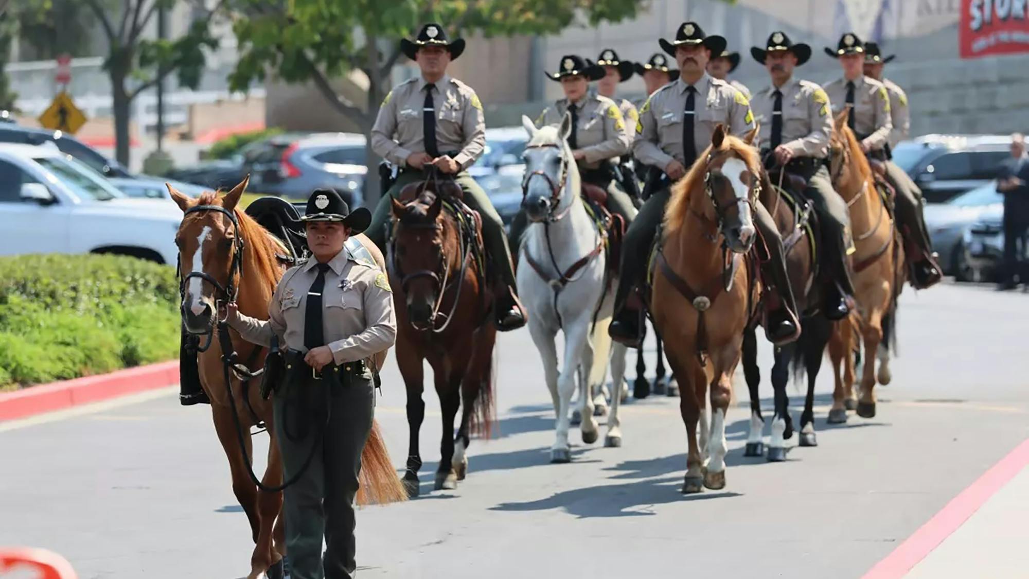 Funeral for Los Angeles County Sheriff's Det. William Osborn