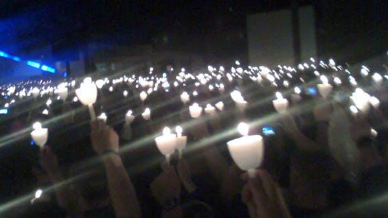 Candlelight Vigil during National Police Week