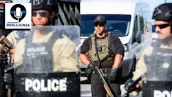 Police during Miami protest Police during Miami protest