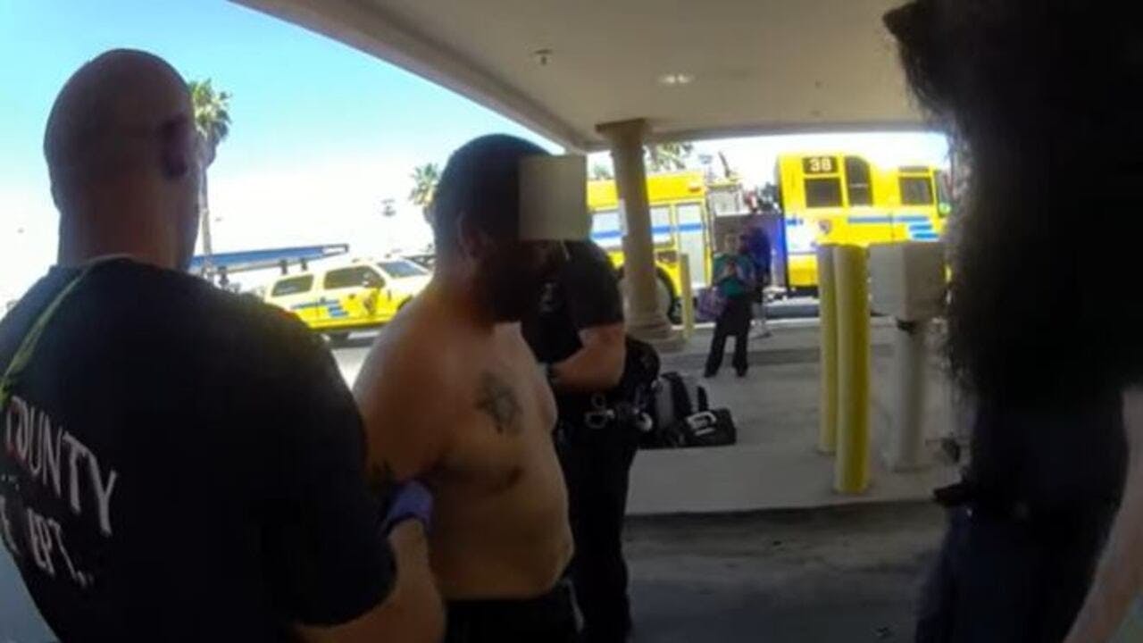 Bystanders subdue Las Vegas grocery store shooting suspects