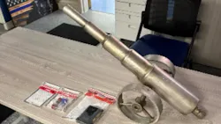 Recovered 'homemade cannon' Recovered 'homemade cannon'